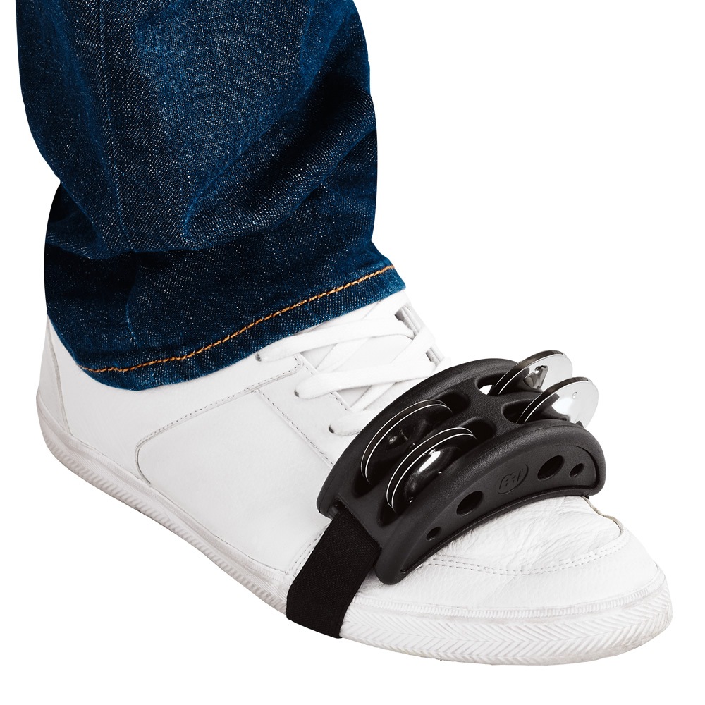 MEINL Percussion コンパクト・フットタンバリン CFJS2SBK【マイネル フットパーカッション COMPACT FOOT