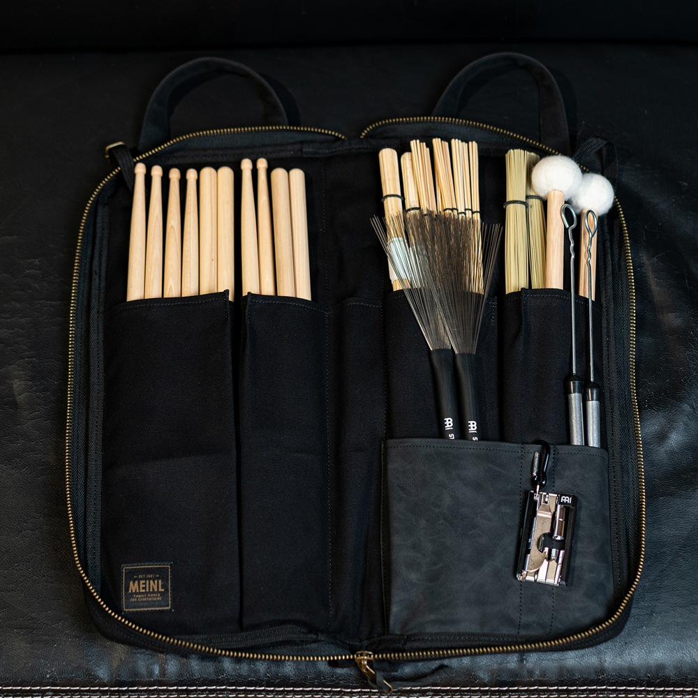 MEINL Waxed Canvas Collection スティックバッグ MWSBK / Classic Black【マイネル パーカッション ドラムスティック マレット】