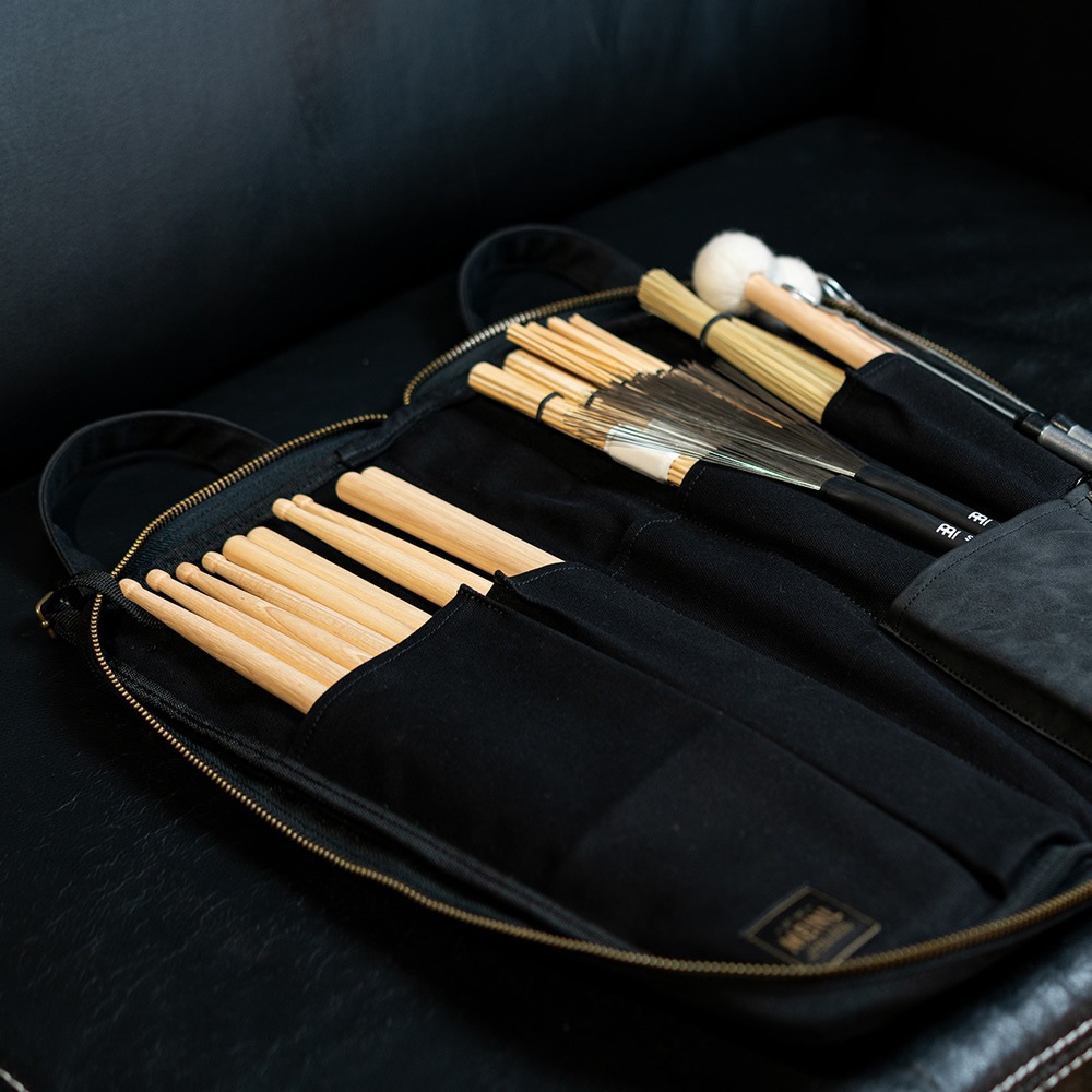 MEINL Waxed Canvas Collection スティックバッグ MWSBK / Classic Black【マイネル パーカッション ドラムスティック マレット】