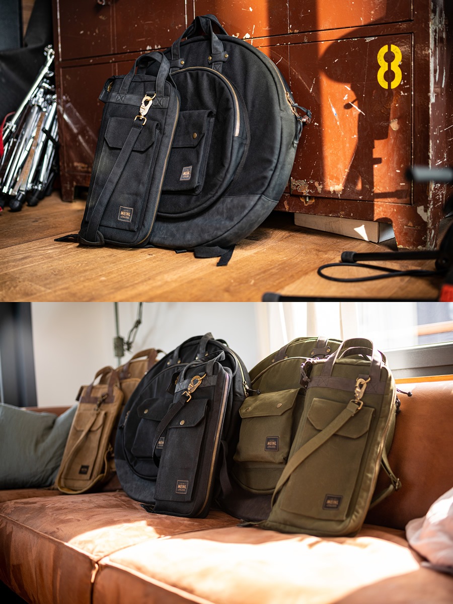MEINL Waxed Canvas Collection スティックバッグ MWSBK / Classic Black【マイネル パーカッション ドラムスティック マレット】
