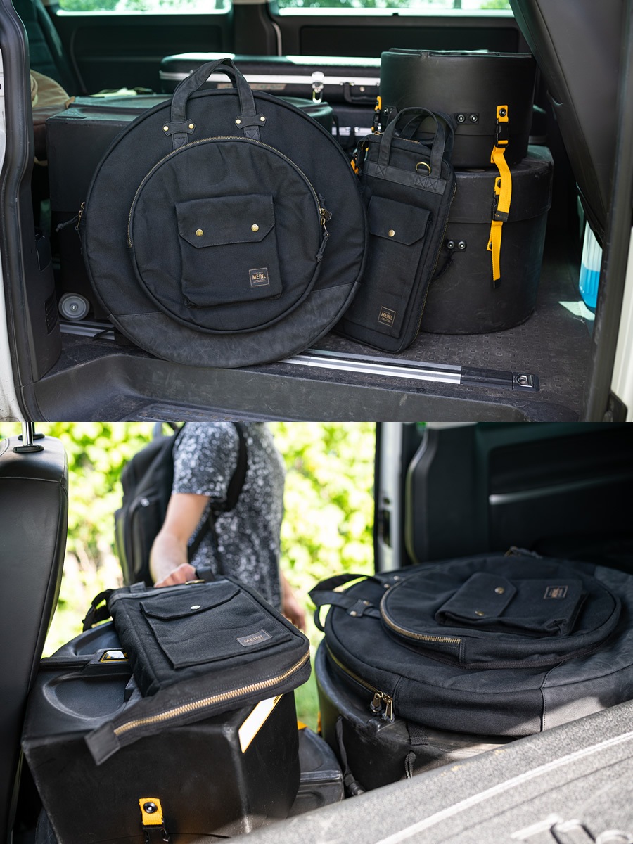 MEINL Waxed Canvas Collection スティックバッグ MWSBK / Classic Black【マイネル パーカッション ドラムスティック マレット】