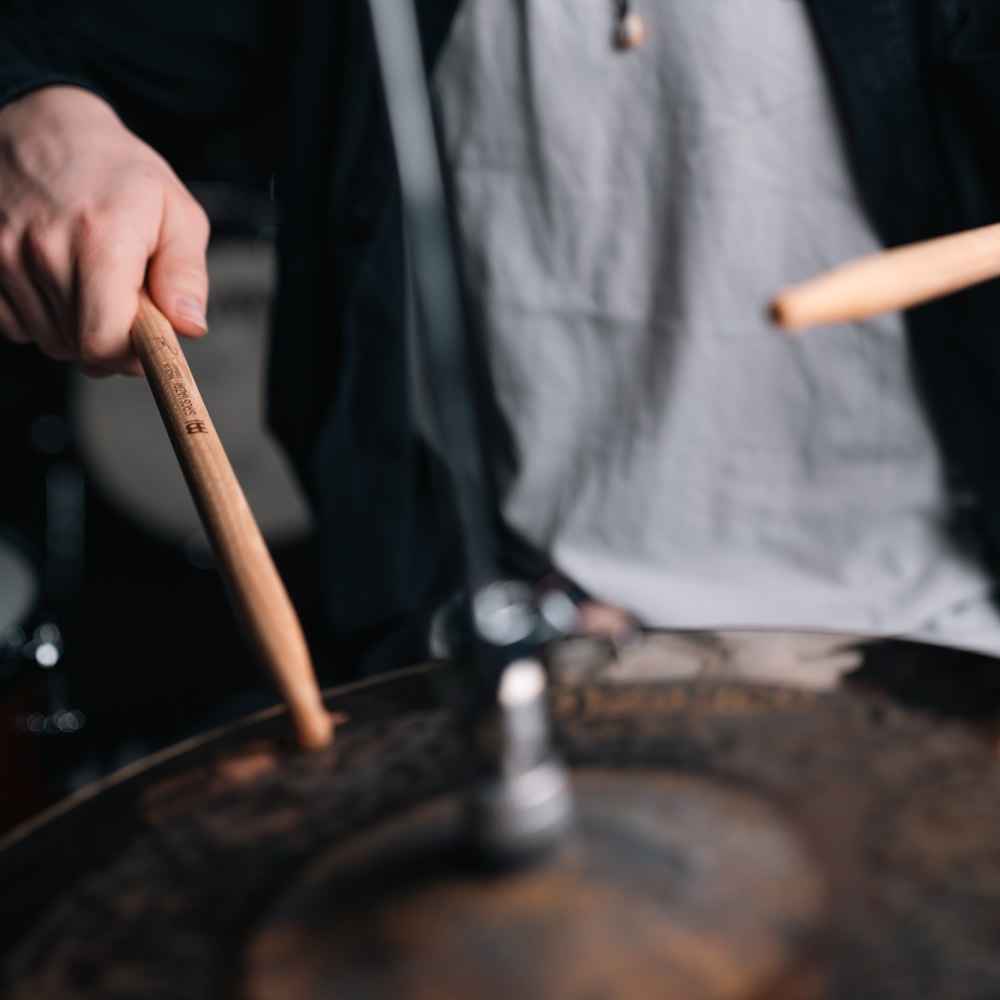 MEINL Stick & Brush ドラムスティック SIROS VAZIRI SIGNATURE アメリカンヒッコリー SB608【マイネル Hybridチップ シロス・ヴァズィーリー シグネチャー】