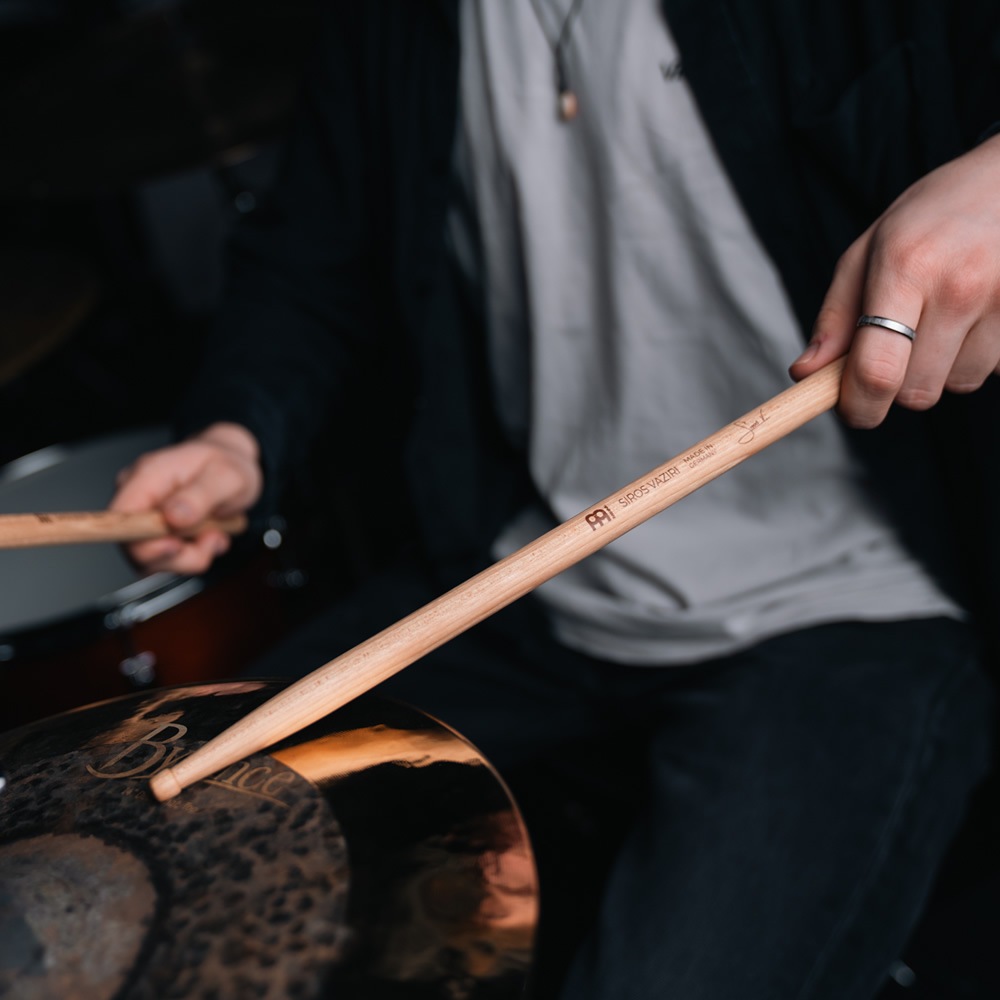 MEINL Stick & Brush ドラムスティック SIROS VAZIRI SIGNATURE アメリカンヒッコリー SB608【マイネル Hybridチップ シロス・ヴァズィーリー シグネチャー】