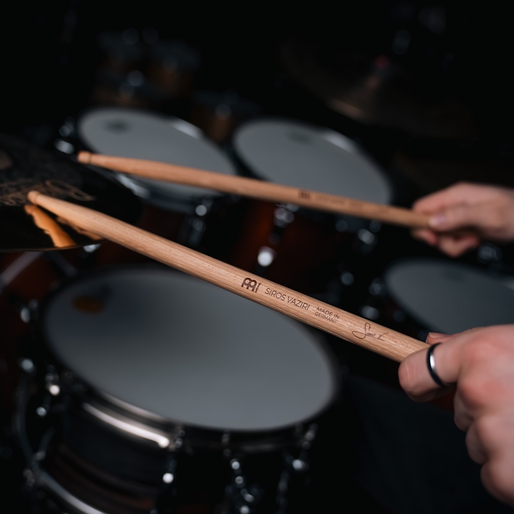 MEINL Stick & Brush ドラムスティック SIROS VAZIRI SIGNATURE アメリカンヒッコリー SB608【マイネル Hybridチップ シロス・ヴァズィーリー シグネチャー】