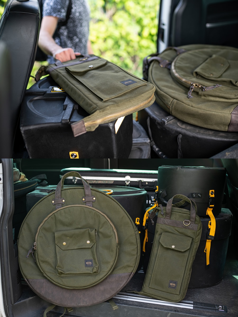 Mwsgr MEINL Waxed Canvas Collection スティックバッグ MWSGR / Forest Green【マイネル ...