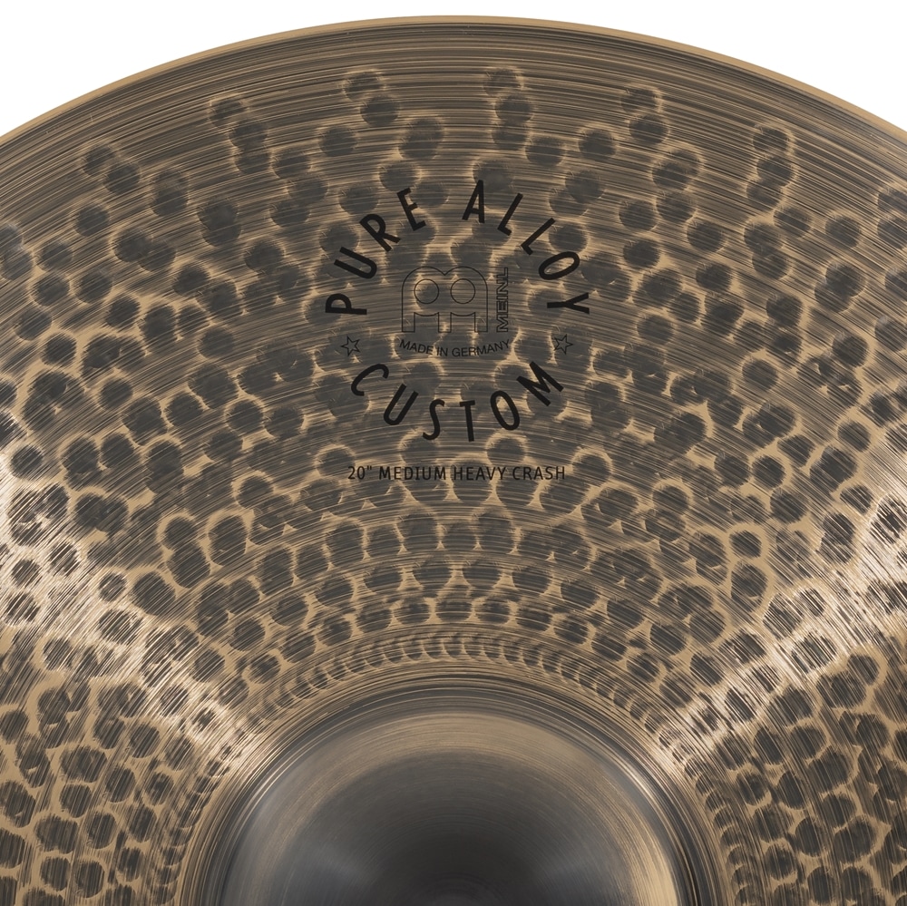 MEINL シンバル Pure Alloy Custom Medium Heavy Crash PAC20MHC【マイネル クラッシュ 2023】