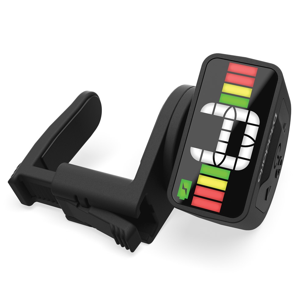 D'Addario ヘッドストックチューナー 充電式 フルカラーディスプレイ クロマチックタイプ PW-CT-12RC 【 ダダリオ マイクロチューナー Rechargeable Micro Headstock Tuner PWCT12 】