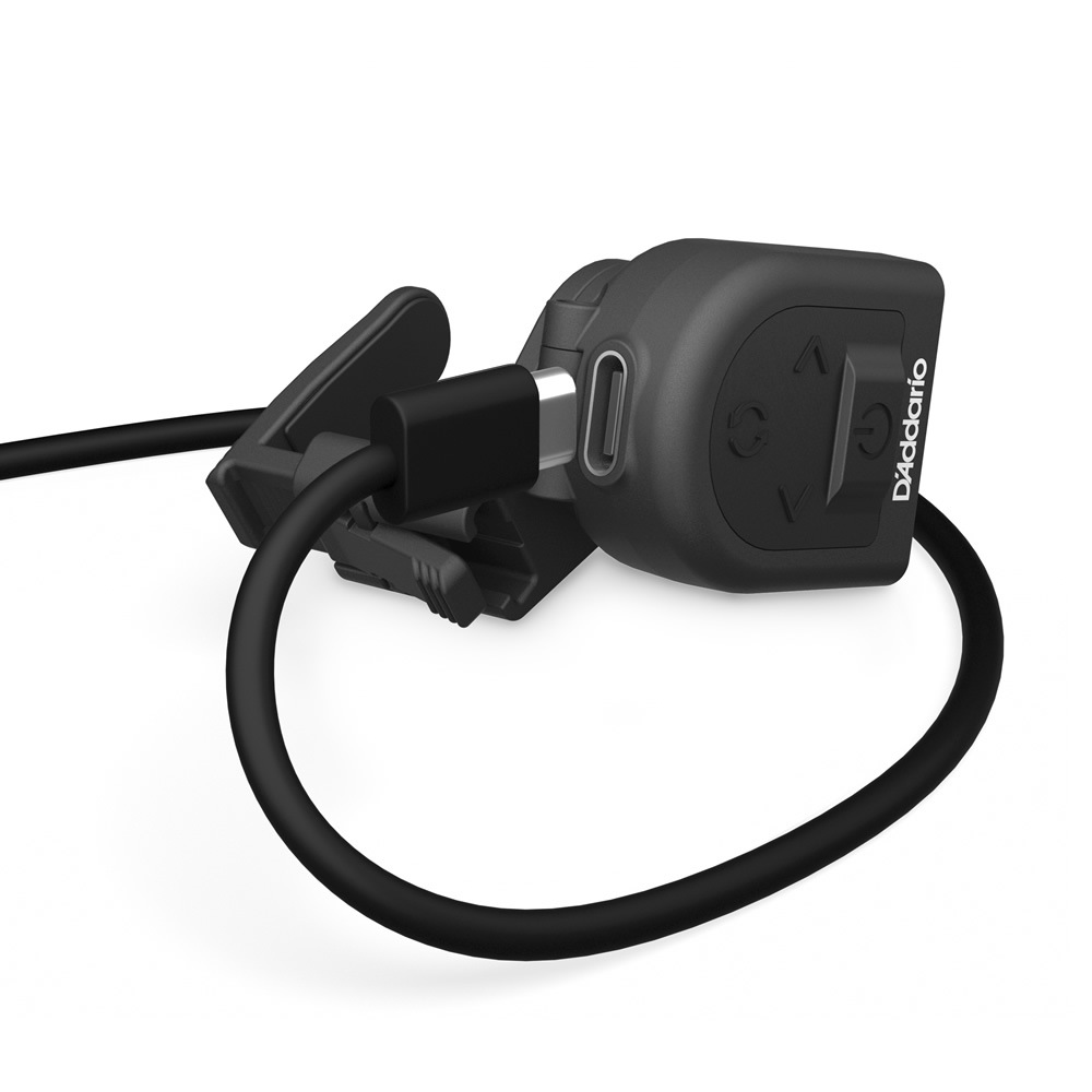 D'Addario ヘッドストックチューナー 充電式 フルカラーディスプレイ クロマチックタイプ PW-CT-12RC 【 ダダリオ マイクロチューナー Rechargeable Micro Headstock Tuner PWCT12 】
