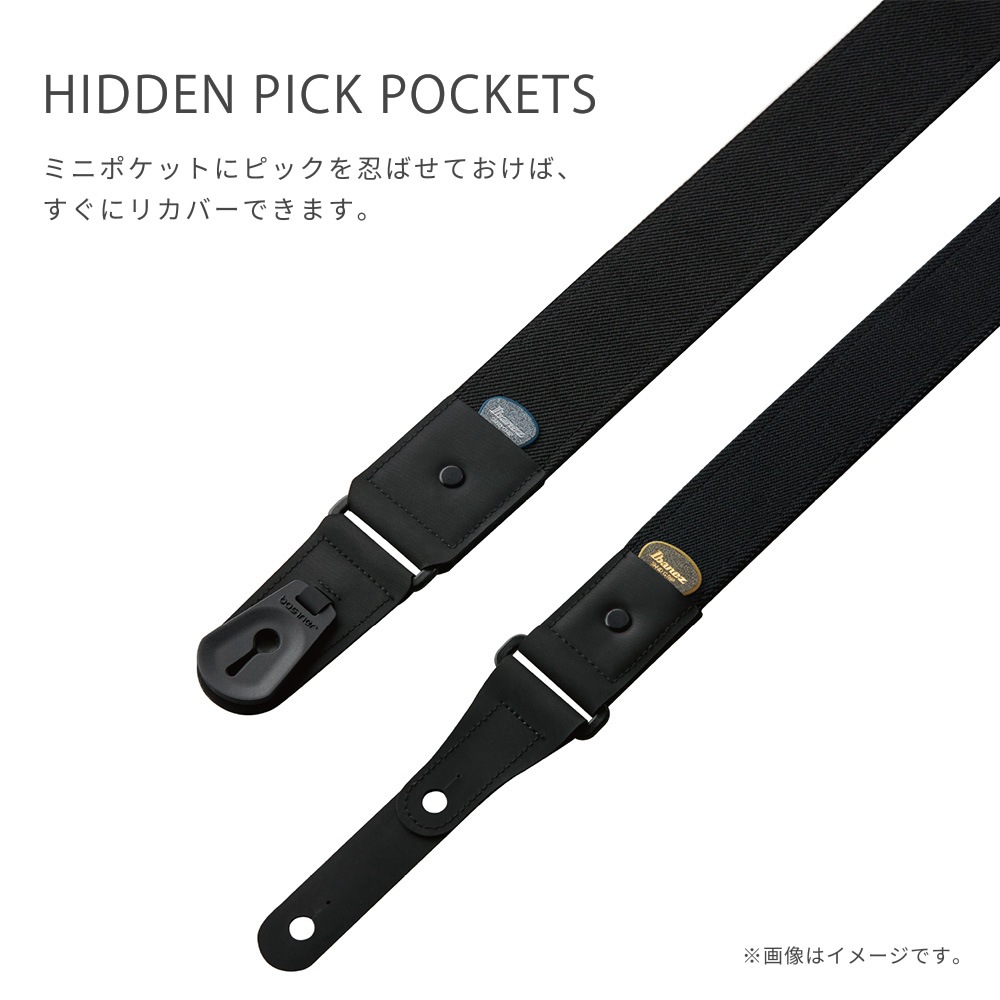 basiner ギターストラップ SENSE GUITAR STRAP 2WAYGRIP 【 ベイシナー ギター・ベースストラップ 3カラー 】＊