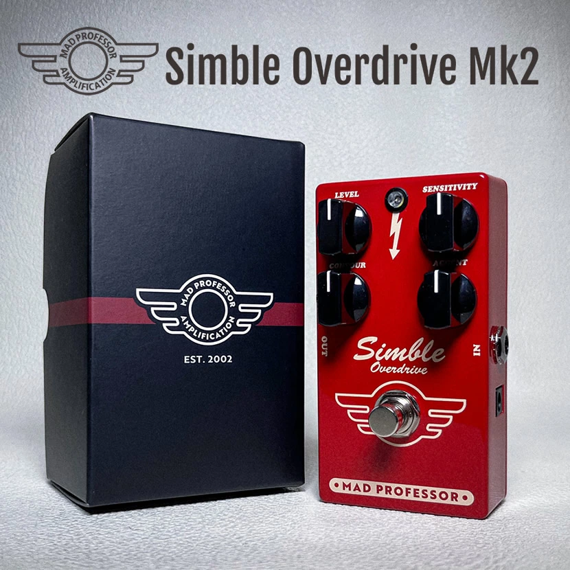 【ピック10枚セット付き！ 】MAD PROFESSOR エフェクター Simble Overdrive Mk2 シンブル オーバードライブ 【 マッドプロフェッサー 】