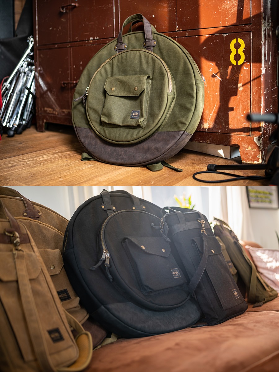 MEINL Waxed Canvas Collection シンバルバッグ MWC22GR / Forest Green (22インチシンバルを収納可能)【マイネル パーカッション Cymbals Bag】