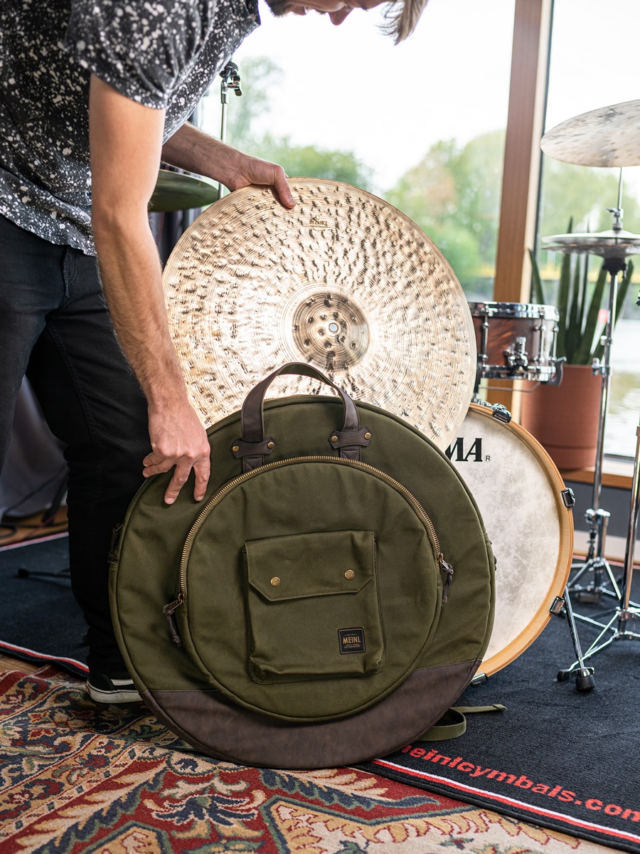 MEINL Waxed Canvas Collection シンバルバッグ MWC22GR / Forest Green (22インチシンバルを収納可能)【マイネル パーカッション Cymbals Bag】