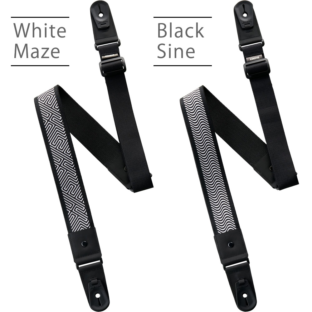 basiner ギターストラップ DURA GUITAR STRAP VITALGRIP ハードコアシリーズ 【 ベイシナー ギター・ベースストラップ ロック構造 HARDCORE 6デザイン 】＊