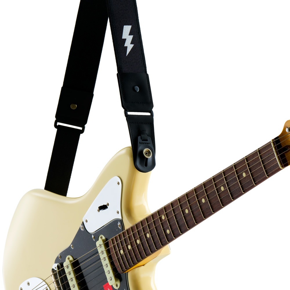 basiner ギターストラップ DURA GUITAR STRAP VITALGRIP ハードコアシリーズ 【 ベイシナー ギター・ベースストラップ ロック構造 HARDCORE 6デザイン 】＊