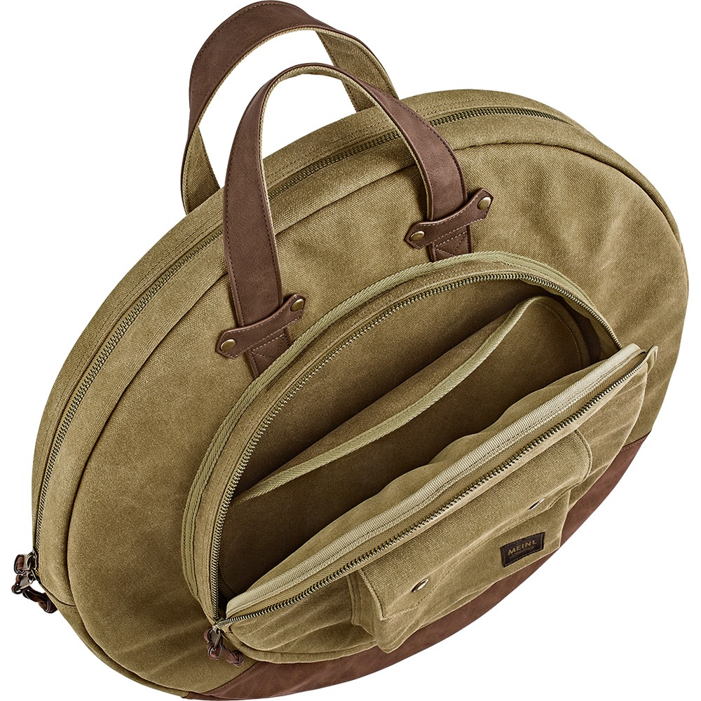 MEINL Waxed Canvas Collection シンバルバッグ MWC22KH / Vintage Khaki (22インチシンバルを収納可能)【マイネル パーカッション Cymbals Bag】