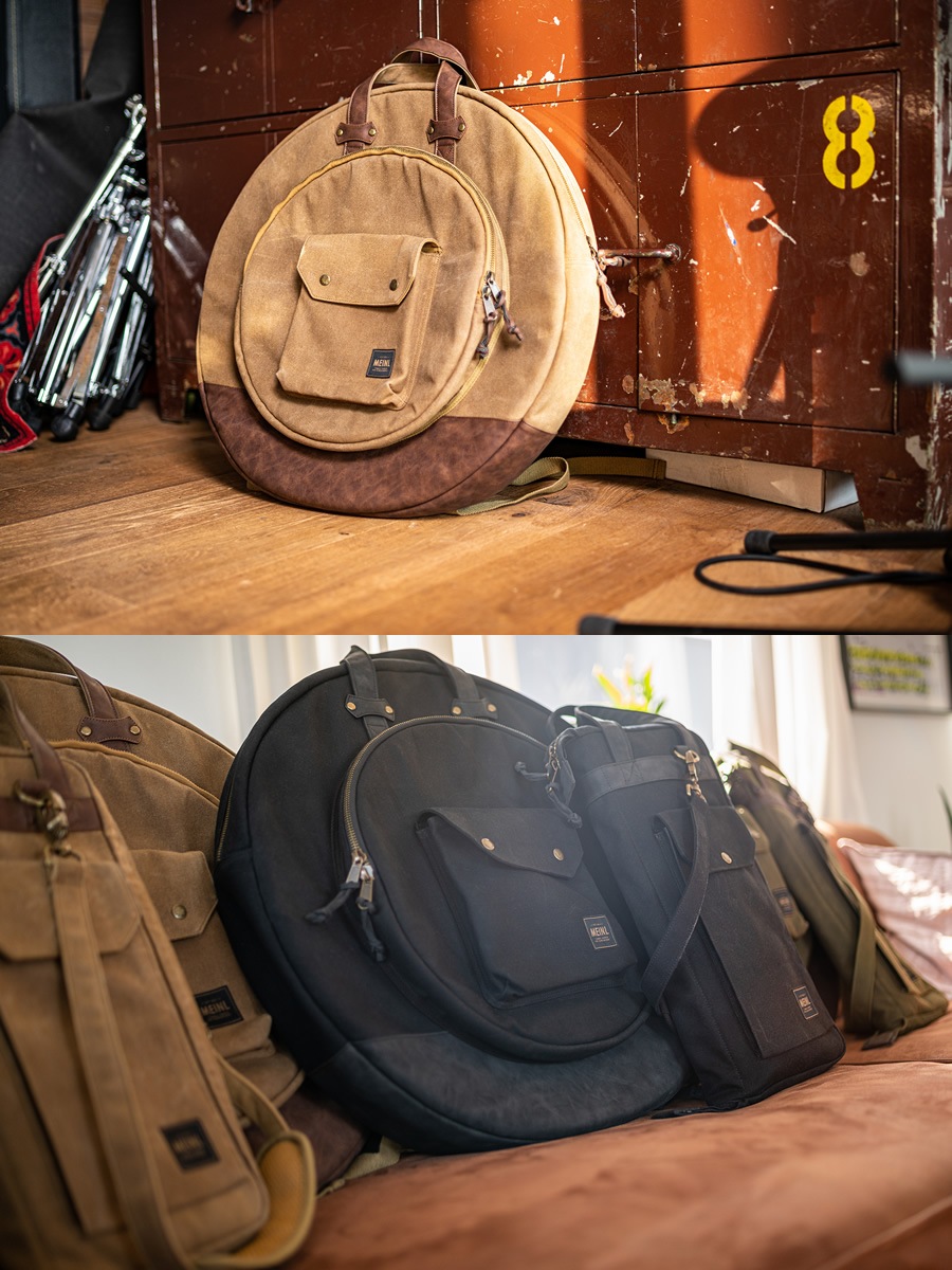 MEINL Waxed Canvas Collection シンバルバッグ MWC22KH / Vintage Khaki (22インチシンバルを収納可能)【マイネル パーカッション Cymbals Bag】