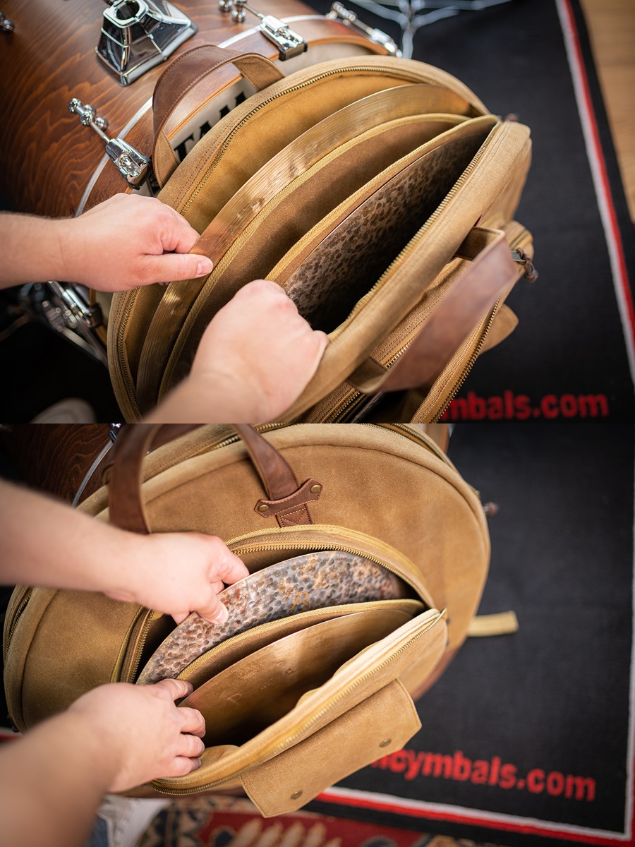 MEINL Waxed Canvas Collection シンバルバッグ MWC22KH / Vintage Khaki (22インチシンバルを収納可能)【マイネル パーカッション Cymbals Bag】