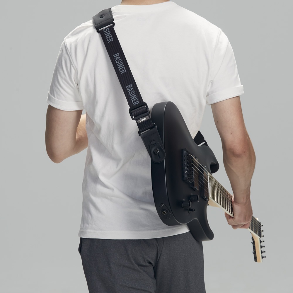 basiner ギターストラップ DURA GUITAR STRAP VITALGRIP 【 ベイシナー ギター・ベースストラップ ロック構造 3カラー 】＊