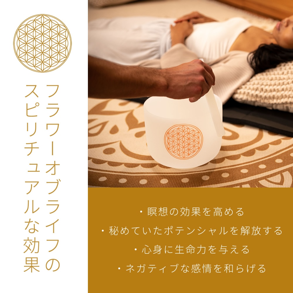 MEINL Sonic Energy エナジーチャイム EC-FOL フラワーオブライフ 【 マイネル ソニックエナジー ENERGY CHIME ECFOL FLOWER OF LIFE ヨガ ヒーリング 瞑想 セラピー サウンドバス ウェルネス リラクゼーション 音浴 神聖幾何学模様 】