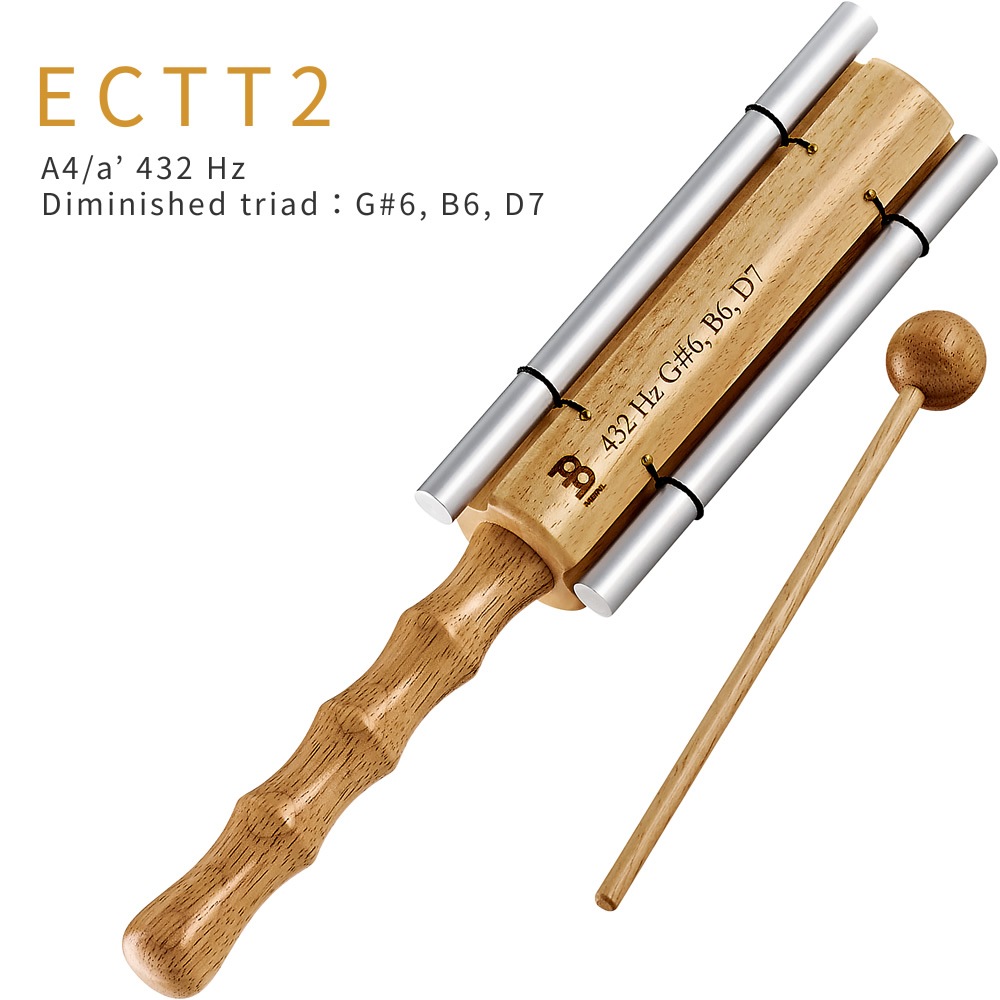 MEINL Sonic Energy ３トーン・エナジーチャイム ECTT 木製ビーター付属 【 マイネル ソニックエナジー THREE TONE ENERGY CHIME ヨガ ヒーリング 瞑想 セラピー サウンドバス ウェルネス リラクゼーション セルフケア 音浴 】