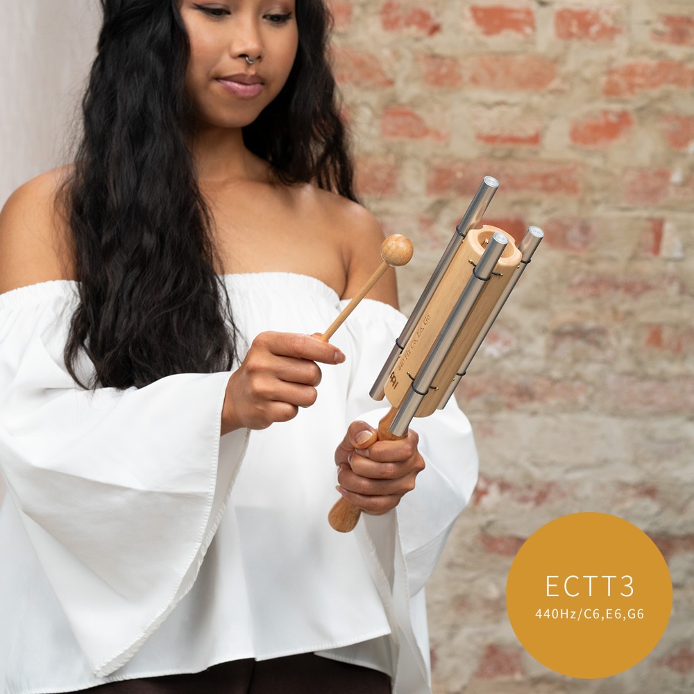 MEINL Sonic Energy ３トーン・エナジーチャイム ECTT 木製ビーター付属 【 マイネル ソニックエナジー THREE TONE ENERGY CHIME ヨガ ヒーリング 瞑想 セラピー サウンドバス ウェルネス リラクゼーション セルフケア 音浴 】