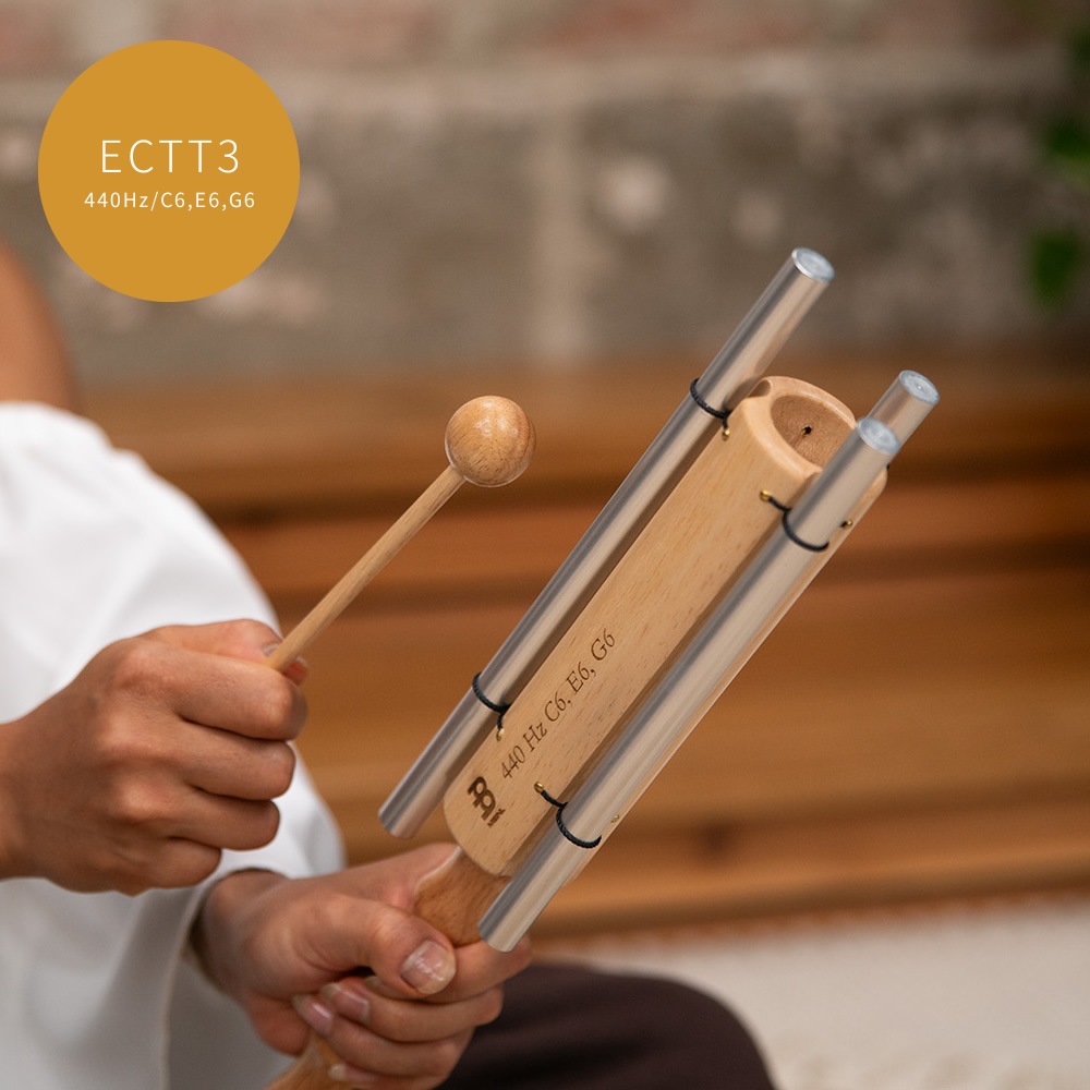 MEINL Sonic Energy ３トーン・エナジーチャイム ECTT 木製ビーター付属 【 マイネル ソニックエナジー THREE TONE ENERGY CHIME ヨガ ヒーリング 瞑想 セラピー サウンドバス ウェルネス リラクゼーション セルフケア 音浴 】