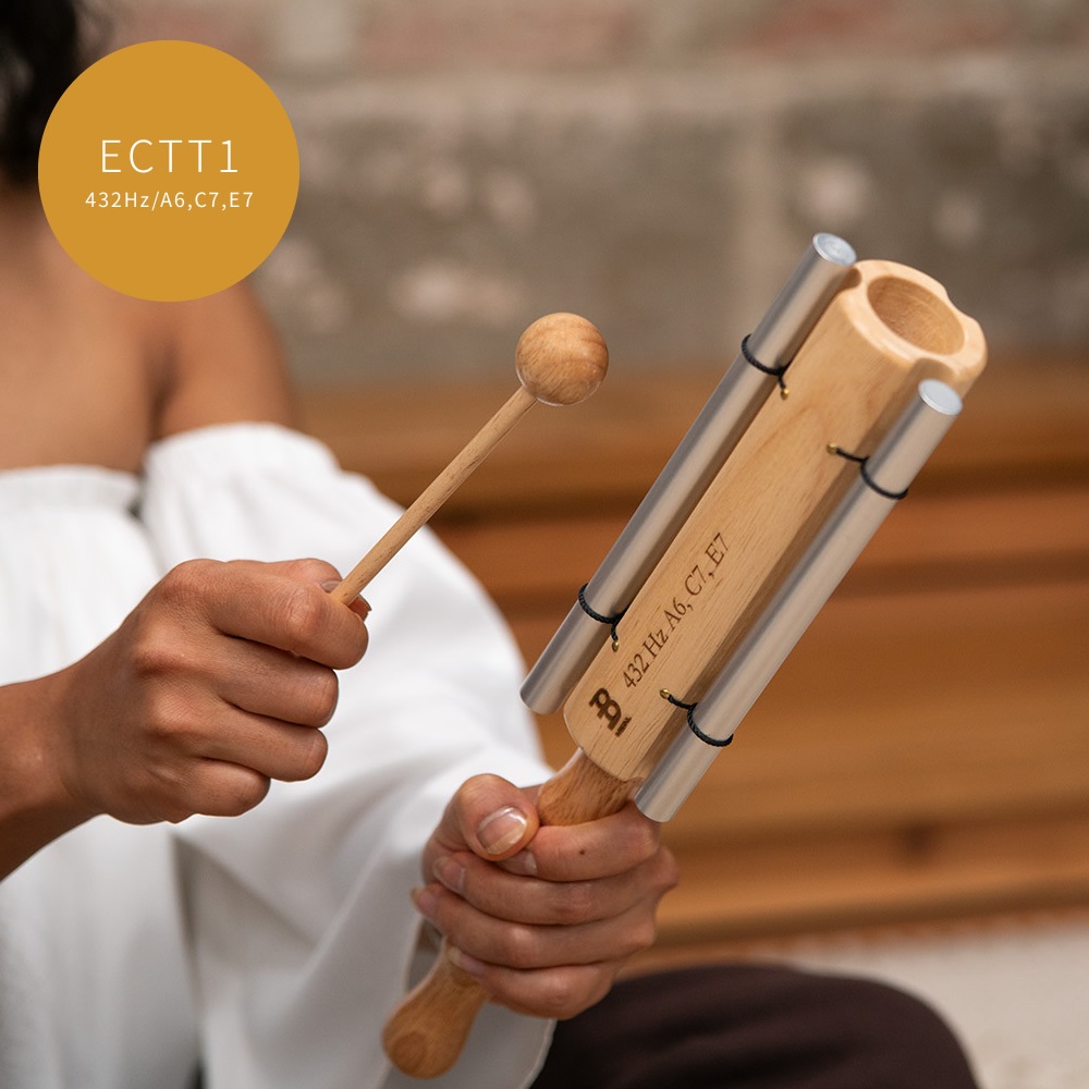 MEINL Sonic Energy ３トーン・エナジーチャイム ECTT 木製ビーター付属 【 マイネル ソニックエナジー THREE TONE ENERGY CHIME ヨガ ヒーリング 瞑想 セラピー サウンドバス ウェルネス リラクゼーション セルフケア 音浴 】