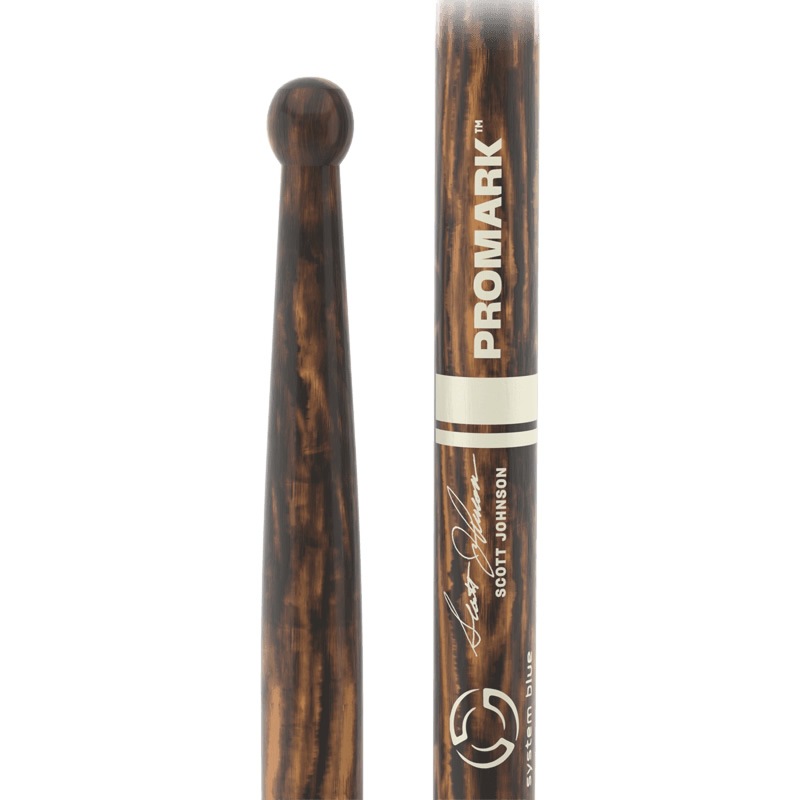 PROMARK スネアスティック Scott Johnson Signature TXDC17W-FG Fire Grain 【 1ペア2本 】【 プロマーク ドラムスティック マーチングスティック ファイヤーグレイン ドラマー スコットジョンソン System Blue 】