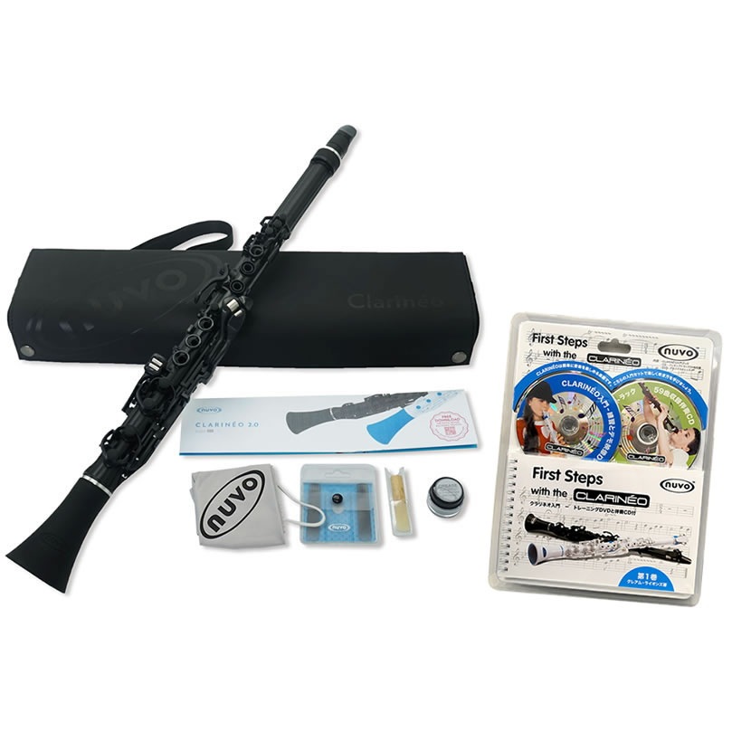 Nuvo Clarineo ヌーボ クラリネオ Ver2.0 [本体 + ファーストステップセット] (教則本・DVD・CDつき) 【プラスチック クラリネット】