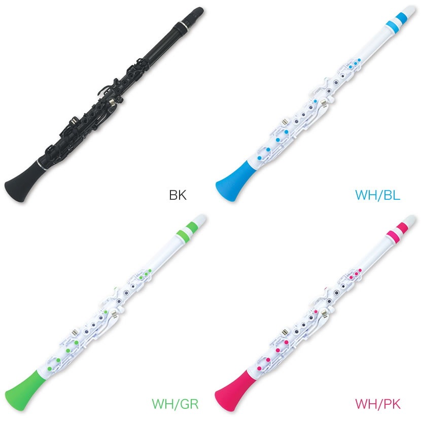 Nuvo Clarineo ヌーボ クラリネオ Ver2.0 入門セット(本体 +ファーストステップ + 譜面台 + メトロノーム 4点セット) 【プラスチック クラリネット】【本体 NCFSJP MA2 MS200JBK】