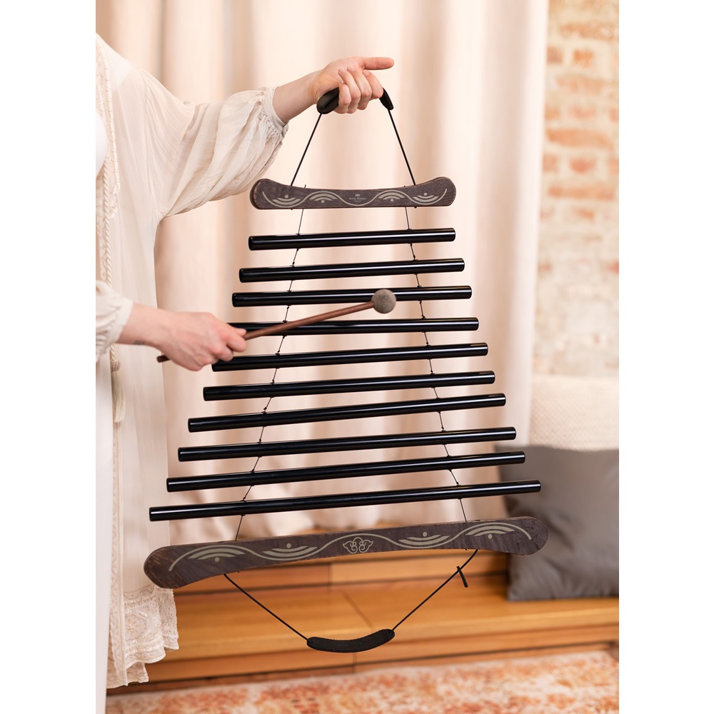 MEINL Sonic Energy メディテーション・フローチャイム 10音 MFC10EMIBK ケース、マレット付属 【 マイネル ソニックエナジー MEDITATION FLOW CHIME ヨガ ヒーリング 瞑想 サウンドバス サウンドセラピー リラクゼーション 音浴 】