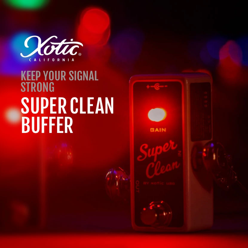 SUPER CLEAN BUFFER Xotic バッファー 【 SCB スーパークリーンバッファー エキゾチック エフェクター 】【ピック10枚セット付き！ 】