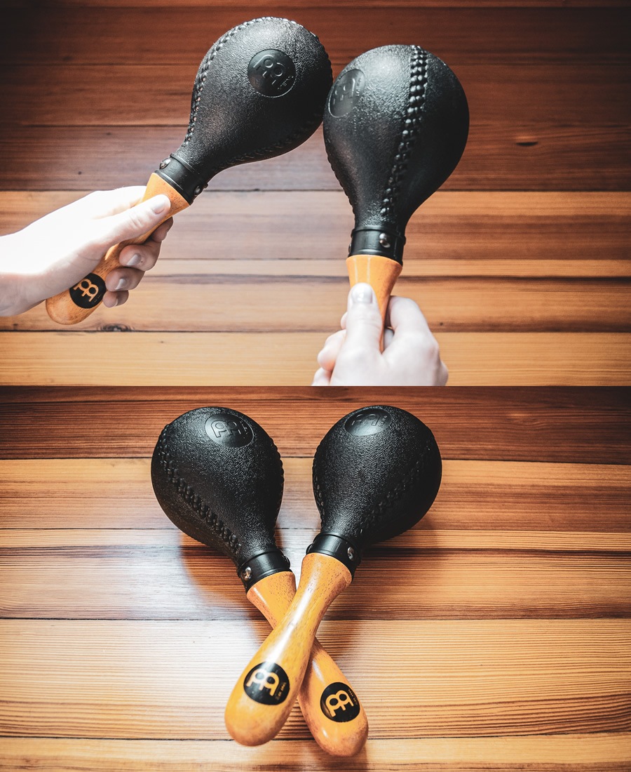 MEINL Percussion コンサート・マラカス PM2BK / Black [2個1組] 【マイネル パーカッション Concert Maracas】