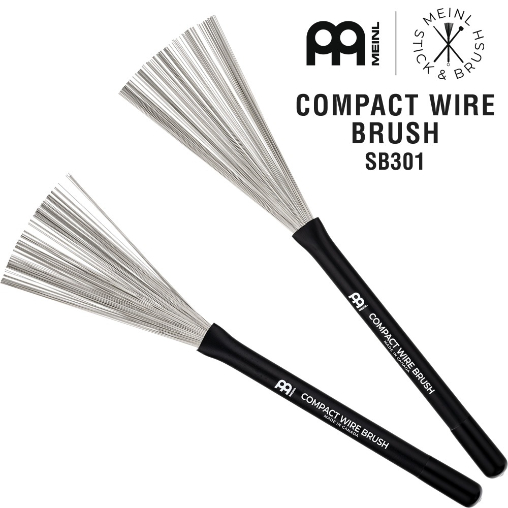 MEINL Stick & Brush ブラシ COMPACT WIRE BRUSH SB301【マイネル
