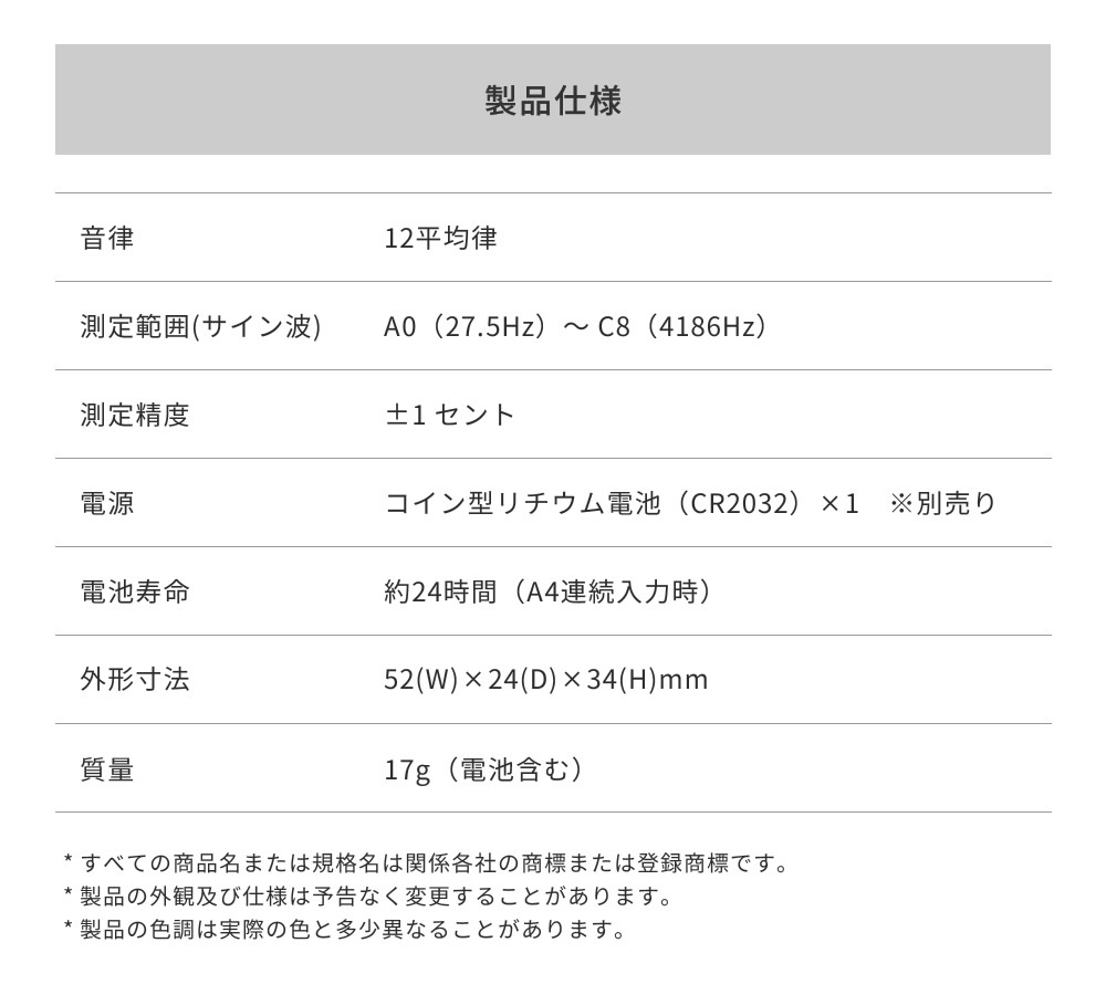 KORG ギター・ベース専用 クリップチューナー Pitchclip2 2個セット 【 コルグ ピッチクリップ2 PC2 PC-2 コンパクトチューナー ギターチューナー ベースチューナー シンプル設計 オートパワーオフ機能搭載 】