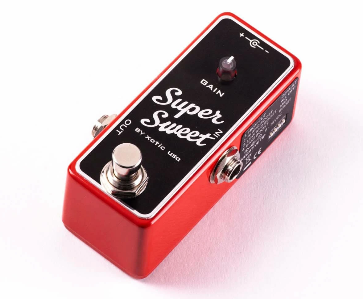 SUPER SWEET BOOSTER Xotic ブースター 【 SSB スーパースイートブースター エキゾチック エフェクター 】【ピック10枚セット付き！ 】