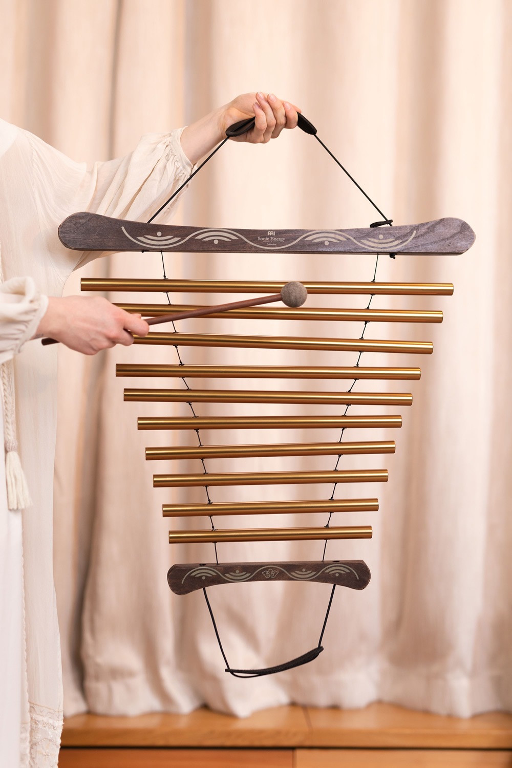 MEINL Sonic Energy メディテーション・フローチャイム MFC10GMAB (ケース、マレット付属)【マイネル ソニックエナジー MEDITATION FLOW CHIME ヨガ ヒーリング 瞑想】