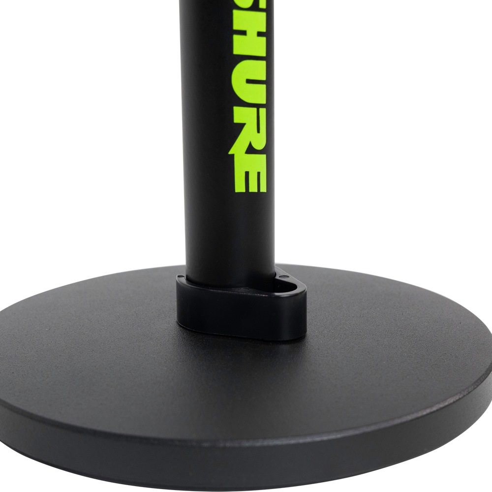 Shure by Gator 卓上マイクスタンド ストレートタイプ 丸型ベース SH-DESKTOP1 【 シュア ゲーター ダイナミックマイク コンデンサーマイク SHDESKTOP1 】