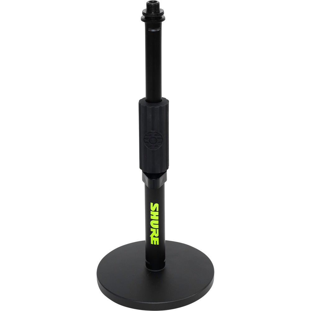 Shure by Gator 卓上マイクスタンド ストレートタイプ 丸型ベース SH-DESKTOP1 【 シュア ゲーター ダイナミックマイク コンデンサーマイク SHDESKTOP1 】