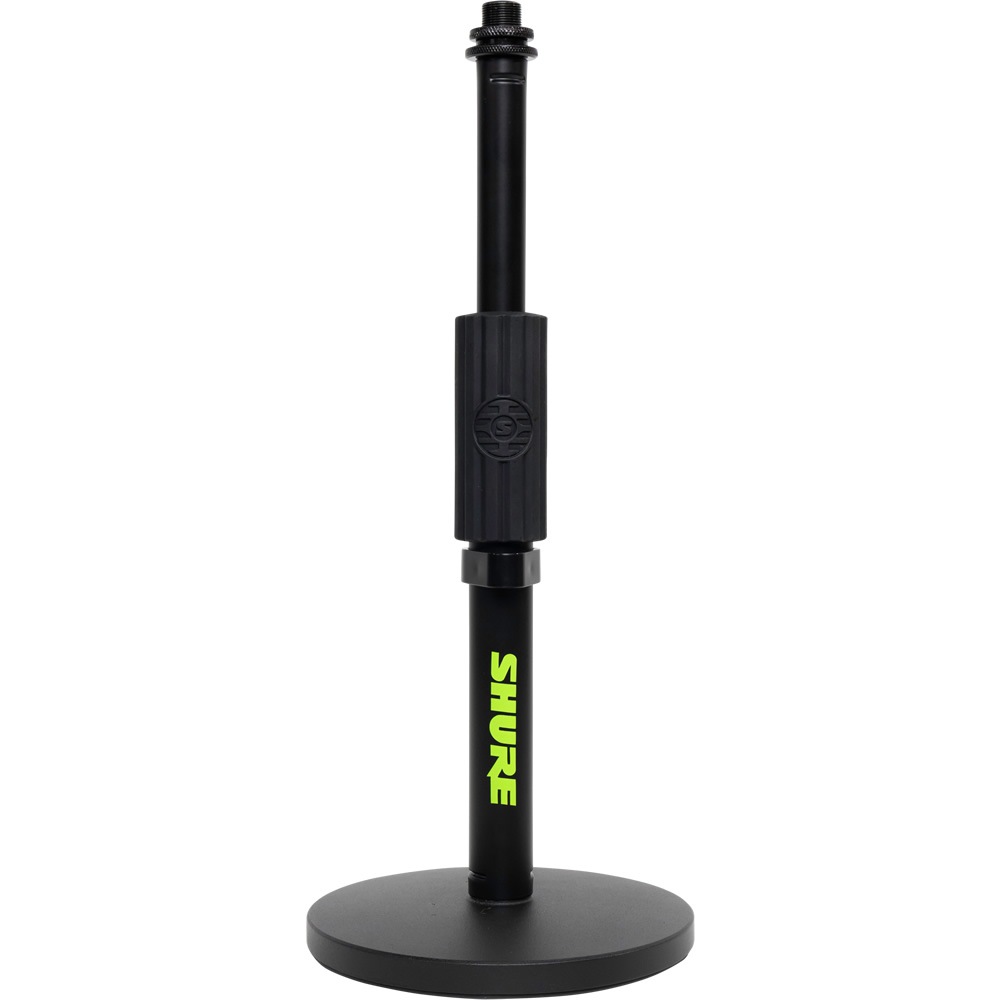 Shure by Gator 卓上マイクスタンド ストレートタイプ 丸型ベース SH-DESKTOP1 【 シュア ゲーター ダイナミックマイク コンデンサーマイク SHDESKTOP1 】