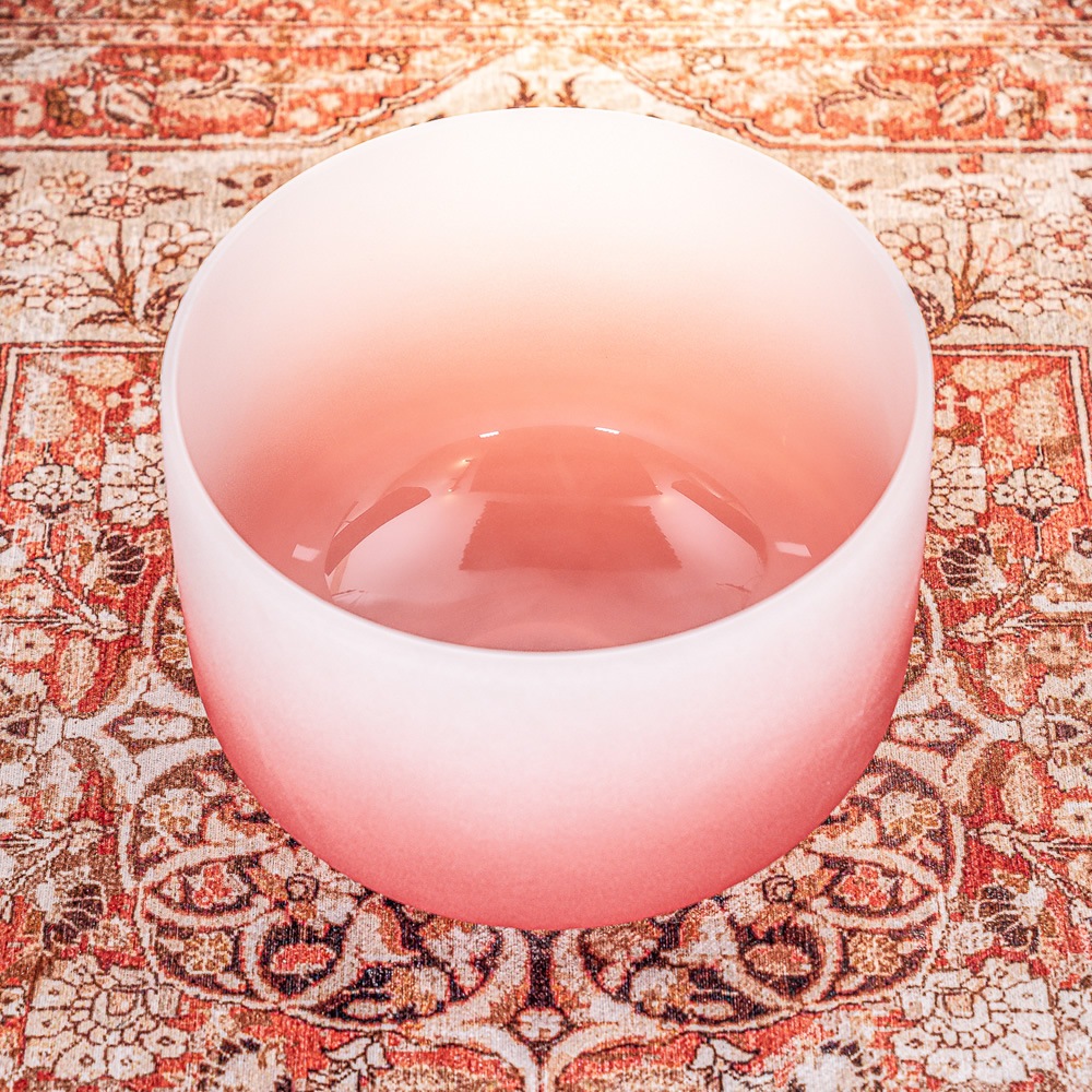 MEINL Sonic Energy クリスタル・シンギングボウル カラーフロストシリーズ 14インチ ルートチャクラ CSBC14C【マイネル ソニックエナジー CRYSTAL SINGING BOWL ヨガ ヒーリング 瞑想】