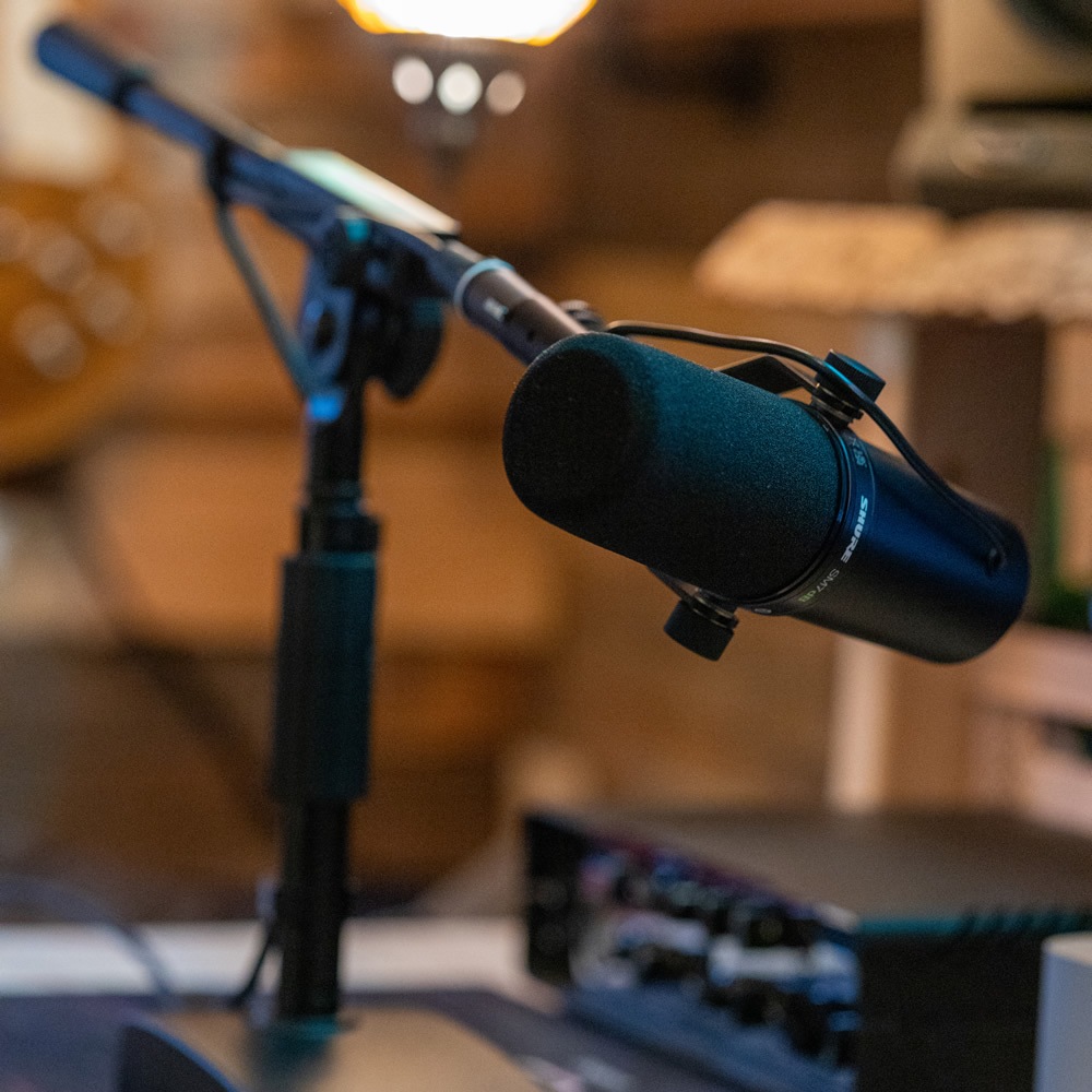 Shure by Gator 卓上マイクスタンド ブームタイプ 角型ベース SH-DESKTOP2 【 シュア ゲーター ダイナミックマイク コンデンサーマイク SHDESKTOP2 】