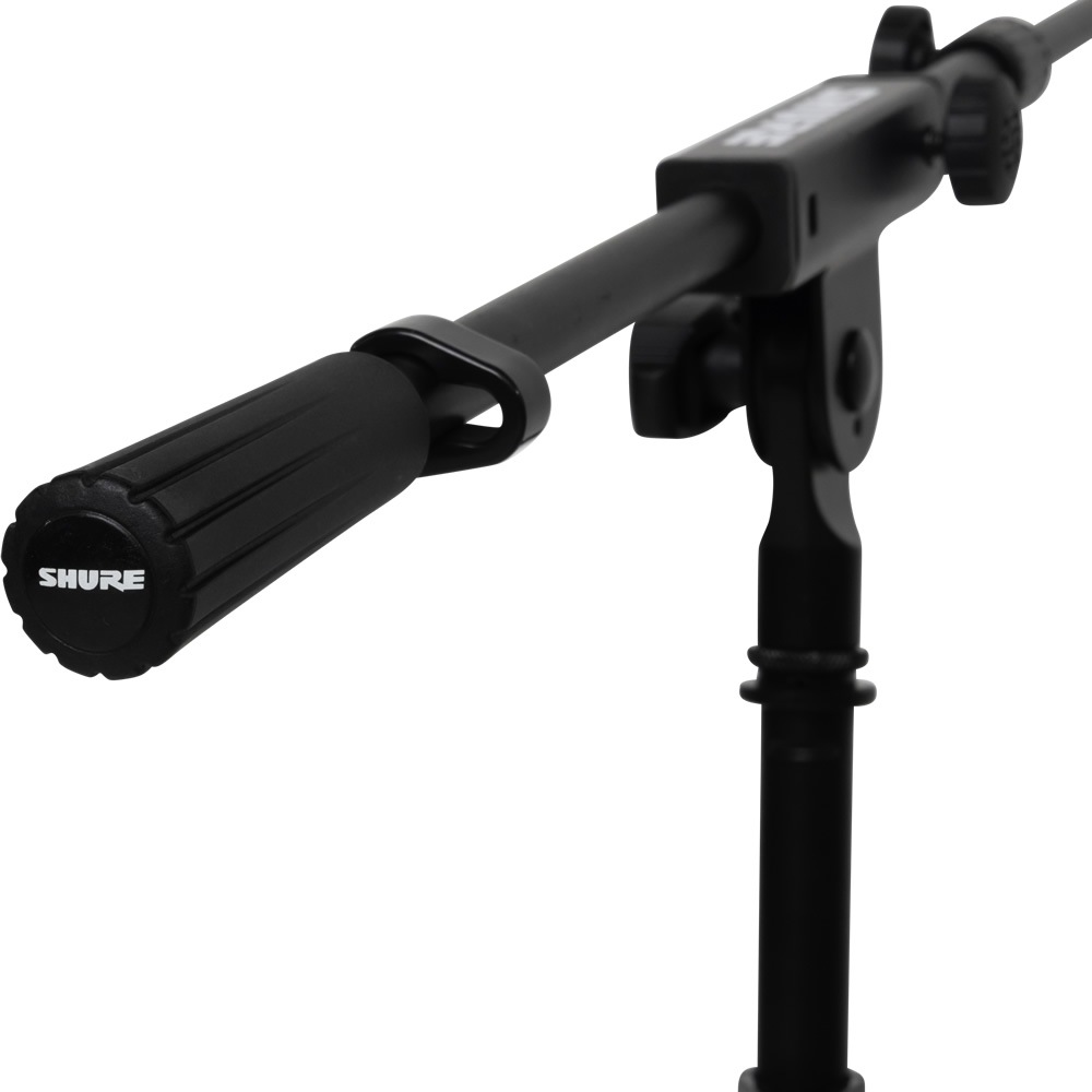 Shure by Gator ショート三脚マイクスタンド ブームタイプ SH-TRIPODSTANDLP 【 シュア ゲーター ダイナミックマイク コンデンサーマイク ドラム ギターアンプ マイキング 】
