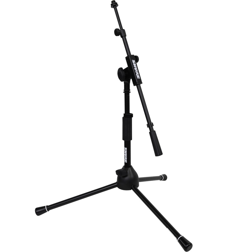 Shure by Gator ショート三脚マイクスタンド ブームタイプ SH-TRIPODSTANDLP 【 シュア ゲーター ダイナミックマイク コンデンサーマイク ドラム ギターアンプ マイキング 】