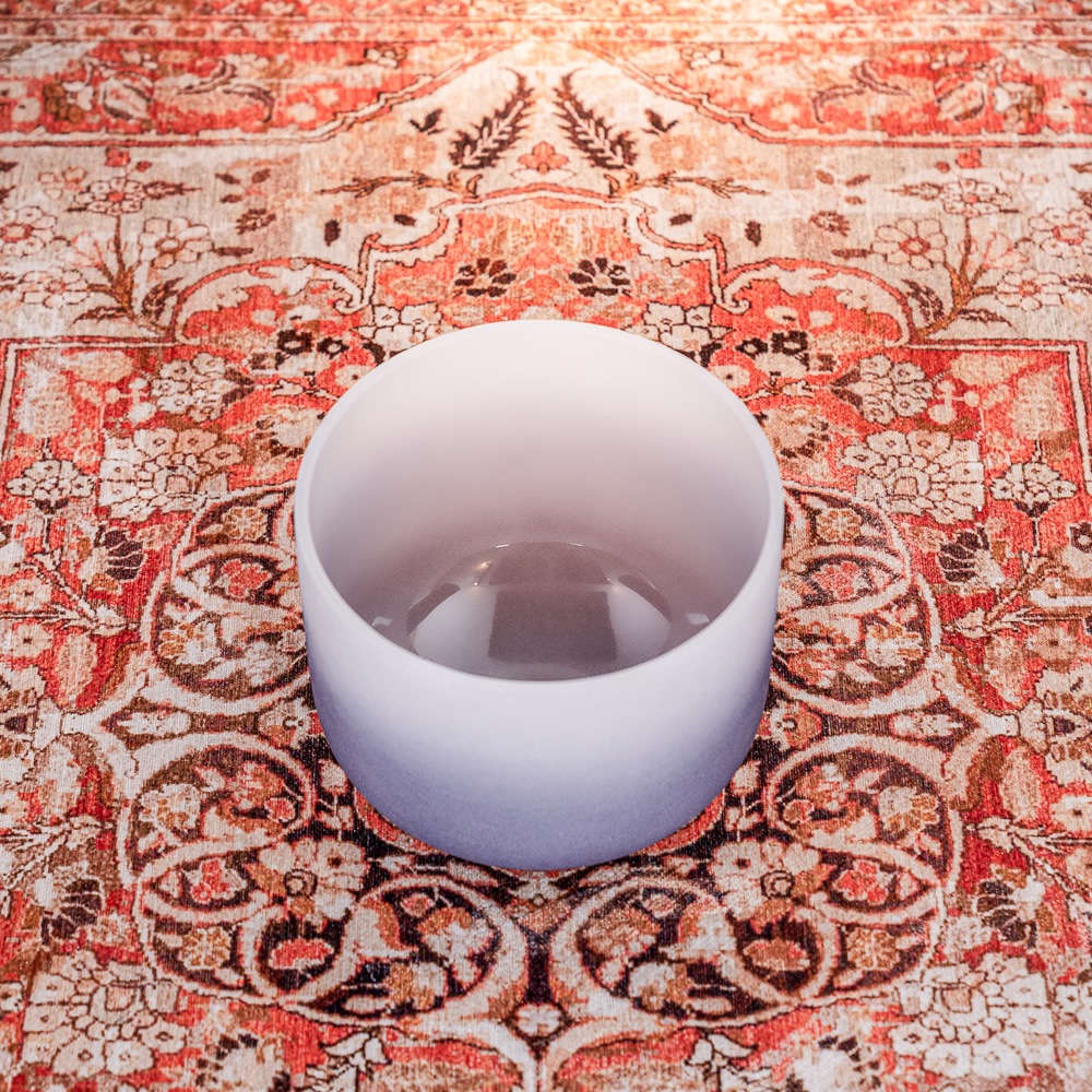 MEINL Sonic Energy クリスタル・シンギングボウル カラーフロストシリーズ 9インチ ブロウチャクラ CSBC9A【マイネル ソニックエナジー CRYSTAL SINGING BOWL ヨガ ヒーリング 瞑想】