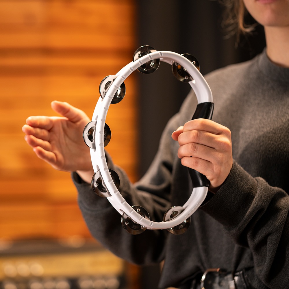 MEINL Percussion タンバリン Headliner Series ABS樹脂フレーム 1Row ステンレス・スチールジングル HTWH【マイネル パーカッション Tambourine】