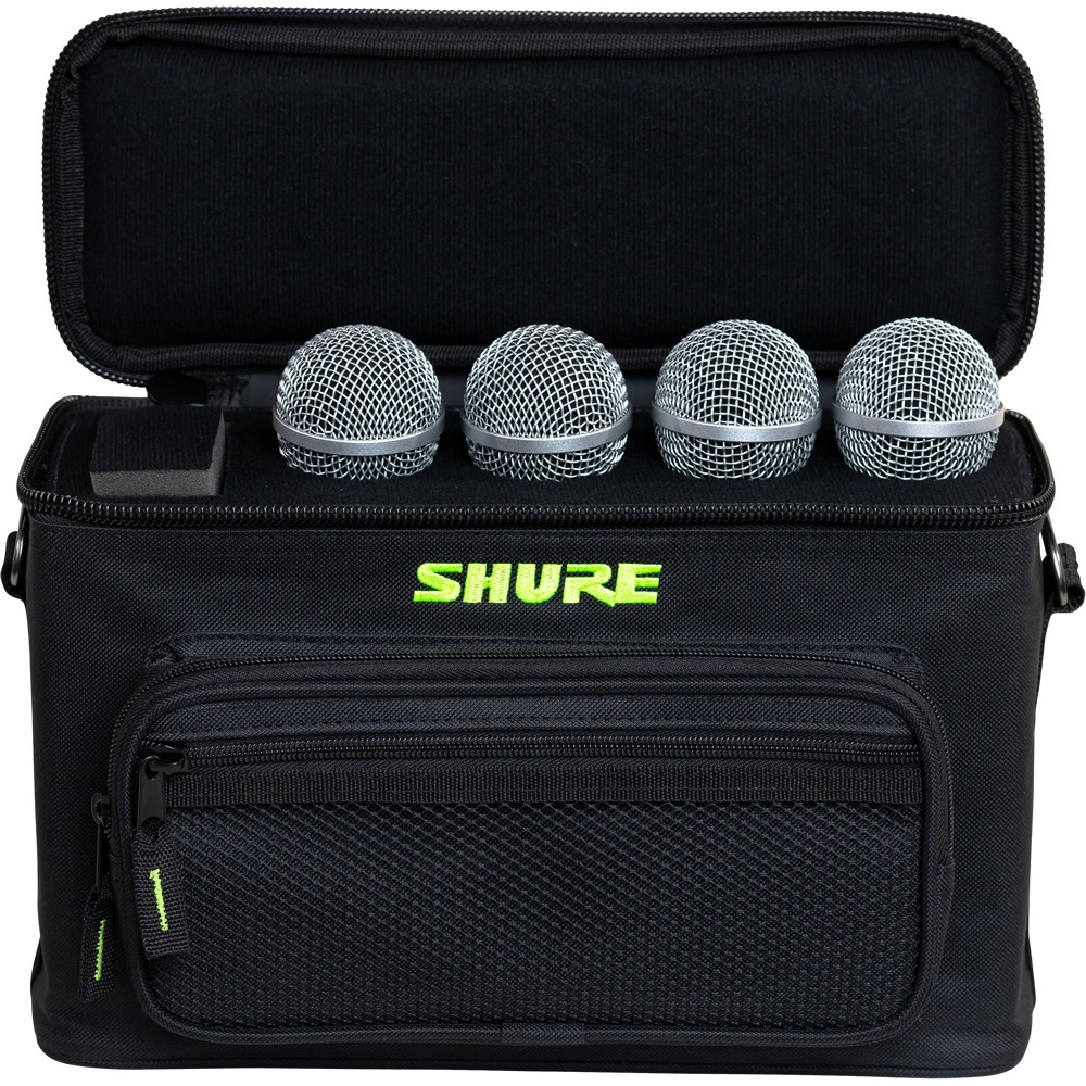 Shure by Gator マイクバッグ 最大4本収納 SH-MICBAG04 【 シュア ゲーター ダイナミックマイク ハンドマイク SHMICBAG04 】