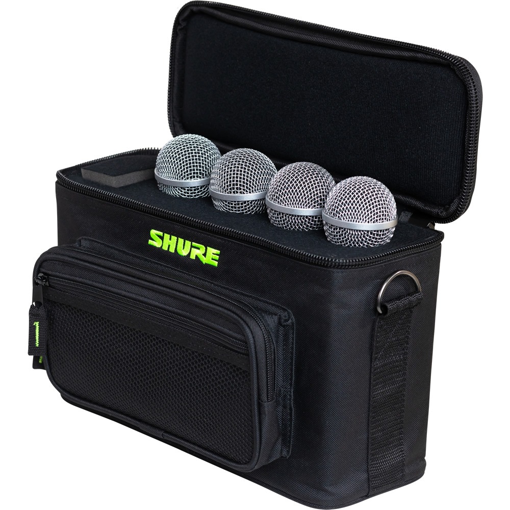 Shure by Gator マイクバッグ 最大4本収納 SH-MICBAG04 【 シュア ゲーター ダイナミックマイク ハンドマイク SHMICBAG04 】