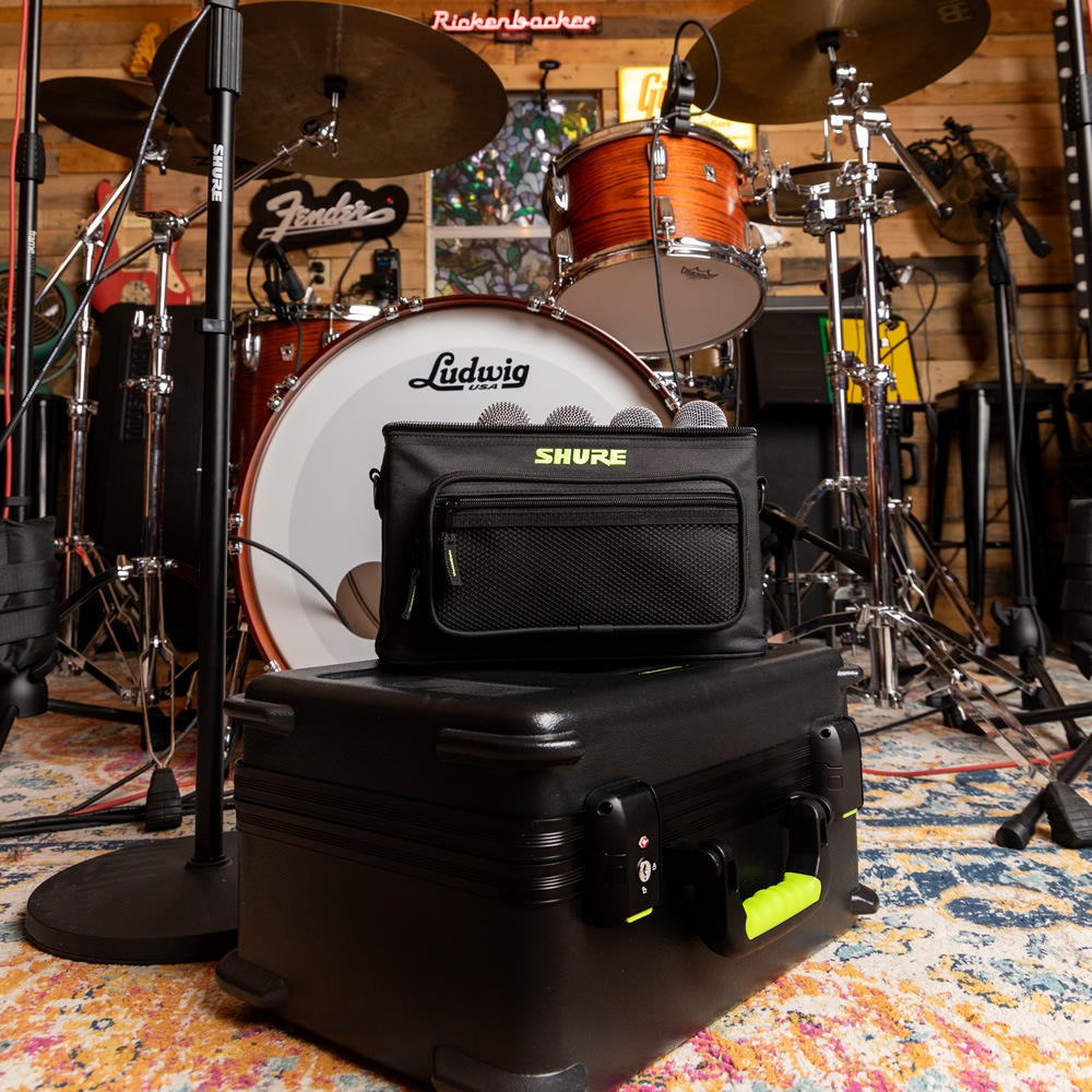 Shure by Gator マイクバッグ 最大4本収納 SH-MICBAG04 【 シュア ゲーター ダイナミックマイク ハンドマイク SHMICBAG04 】