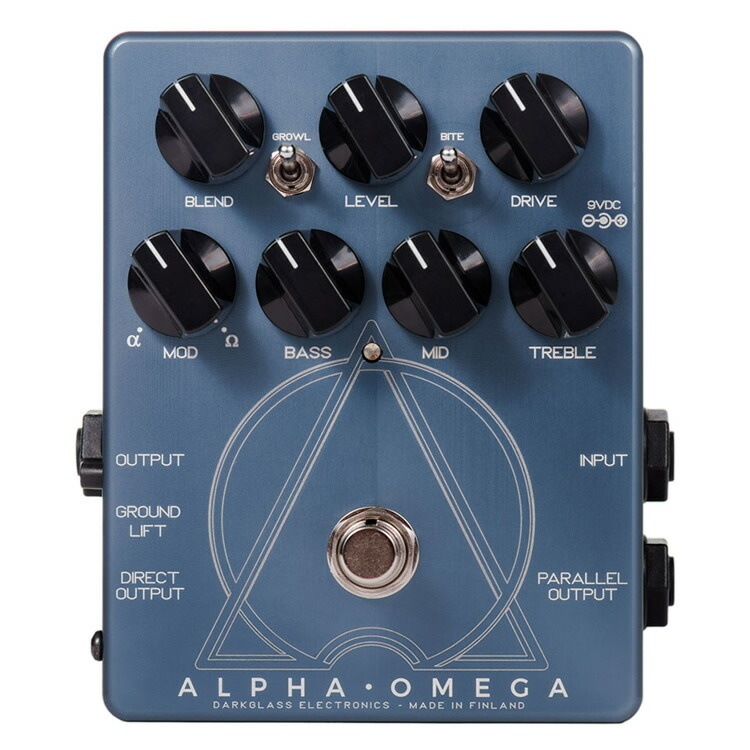 Darkglass Electronics オーバードライブ/プリアンプ Alpha Omega【ベース用エフェクター ダークグラスエレクトロニクス 】＊
